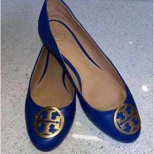 Tory Burch Size 7 Royal blue Flats